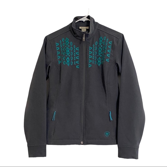 Ariat Jackets & Blazers - Ariat soft shell embroidered lightweight jacket S